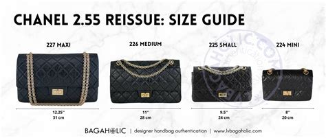 reissue chanel sizes|Chanel reissue vs classic flap.